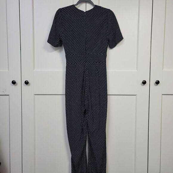 Reformation deep plunging v-neckline jumpsuit, xs - Picture 4 of 8